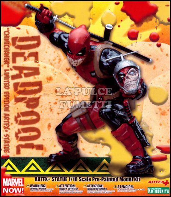 DEADPOOL - ARTFX - STATUE 1/10 SCALE PRE-PAINTED - CHIMICHANGA LIMITED EDITION